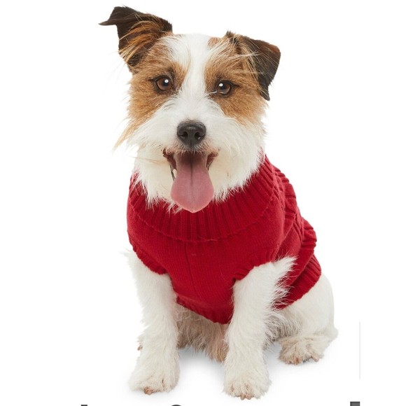 Dog Sweater size Large (Chest 24-30in) Deep Ruby. - Picture 1 of 5